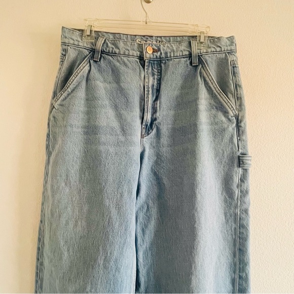 Mother Snacks Wide Leg Jeans - Picture 2 of 16